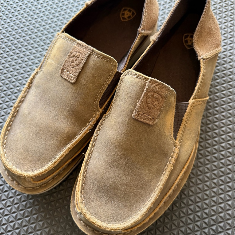 Ariat Men's Brown Leather Loafers